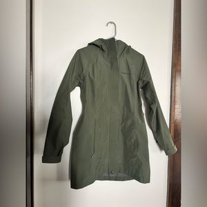 Marmot Essential Rain Jacket Olive Size Small
